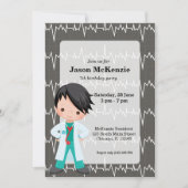 キッズドクター 招待状 (正面)