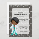 キッズドクター 招待状 (正面/裏面)