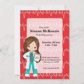 キッズドクター 招待状 (正面)