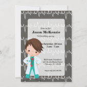 キッズドクター 招待状 (正面)