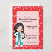 キッズドクター 招待状 (正面)