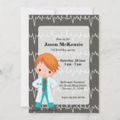 キッズドクター 招待状 (正面)