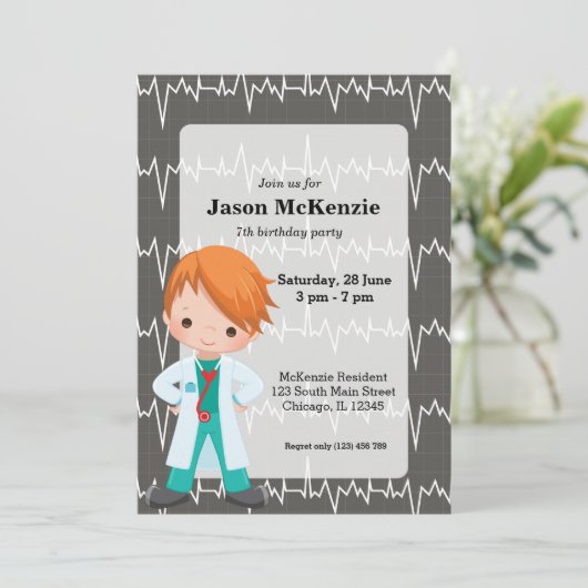 キッズドクター 招待状 (スタンド正面)