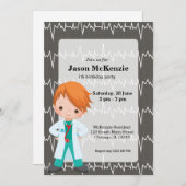 キッズドクター 招待状 (正面/裏面)