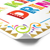 キッズドリンクフィエスタパーティーサインプリント ポスター (角)