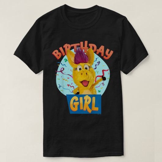 キッズドンキーホディ誕生日ガールロンドンキーお祝い Tシャツ (デザイン正面)