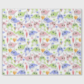 キッズナカラフルルハル ラッピングペーパー (フラット)