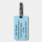 キッズナクジラ ラゲッジタグ (裏面縦)