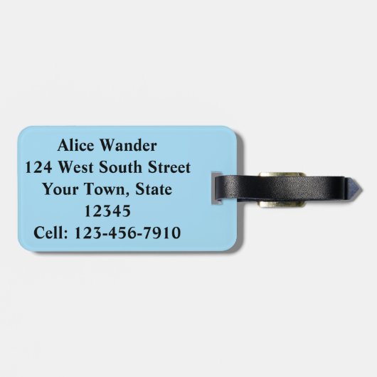 キッズナクジラ ラゲッジタグ (裏面横)