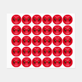 キッズナッツアレルギ警告ーの ラベル