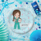 キッズナース ペーパープレート (パーティー)