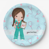 キッズナース ペーパープレート (正面)