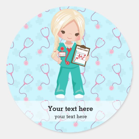 キッズナース ラウンドシール (正面)