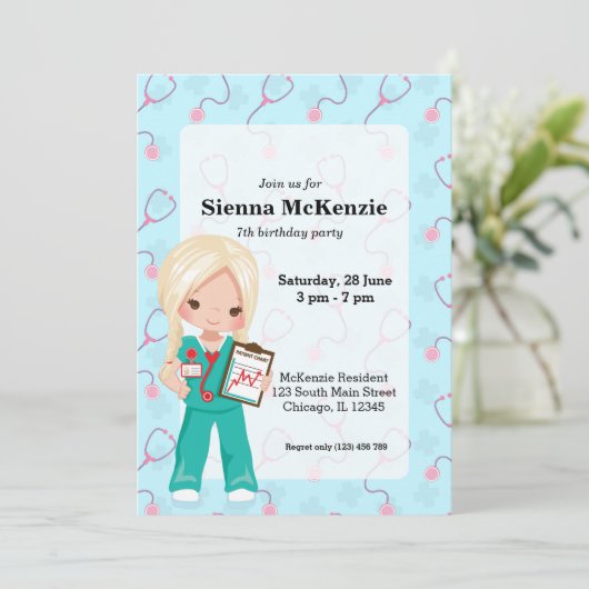 キッズナース 招待状 (スタンド正面)