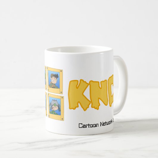 キッズネクストドアの操作員のマグカップ コーヒーマグカップ (正面右)