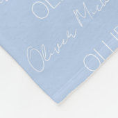 キッズネームパーソナライズされたフリースブランケット フリースブランケット (角)