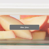 キッズネームラベルスクールグレーブルーカラーコードクール ラベル (貼付)