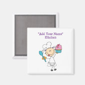 キッズネーム冷凍機マグネット マグネット (正面/裏面)