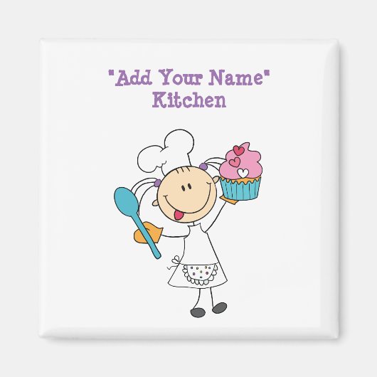 キッズネーム冷凍機マグネット マグネット (正面)