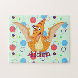 キッズネーム恐竜パズル学の活動 ジグソーパズル