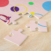 キッズネーム恐竜パズル学の活動 ジグソーパズル (側面)