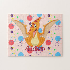 キッズネーム恐竜パズル学の活動 ジグソーパズル