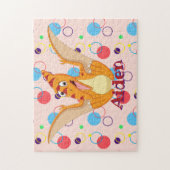 キッズネーム恐竜パズル学の活動 ジグソーパズル (縦)