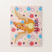 キッズネーム恐竜パズル学の活動