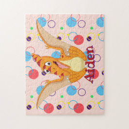 キッズネーム恐竜パズル学の活動 ジグソーパズル