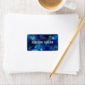 キッズネーム銀河系宇宙スクール用品ラベル ラベル (インサイチュ)