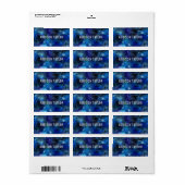 キッズネーム銀河系宇宙スクール用品ラベル ラベル (フルシート)