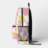 キッズネームBackpack 70S Groovy新学期 プリントバックパック (右)