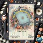 キッズハお洒落ウス幽霊のよく出るパーティーパステル秋おもしろい 招待状