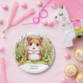 キッズハお洒落ンスター誕生日 ペーパープレート (パーティー)