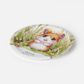 キッズハお洒落ンスター誕生日 ペーパープレート (アングル)