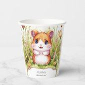 キッズハお洒落ンスター誕生日 紙コップ (正面)