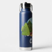 キッズハイキングパーソナライズされたウォーターボトル ウォーターボトル (正面)