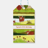 キッズハイランド牛ファームバースデー ギフトタグ (裏面)