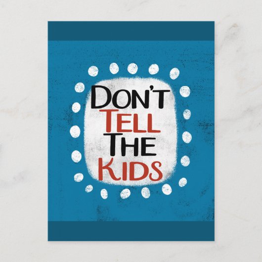 キッズハガキには言うな ポストカード (正面)
