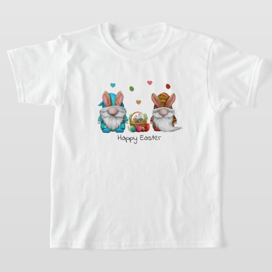 キッズハッピーイースターTシャツ Tシャツ (レイダウン)