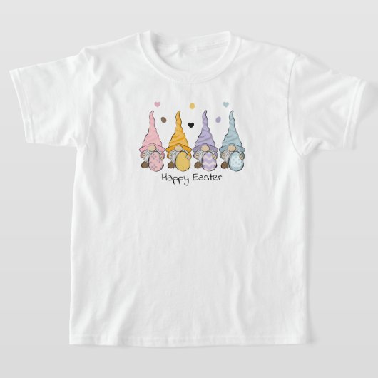 キッズハッピーイースターTシャツ Tシャツ (レイダウン)