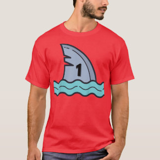キッズハッピーシャーク誕生日1歳の子供 Tシャツ