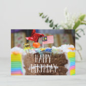 キッズハッピーバースデーカード サンキューカード (スタンド正面)