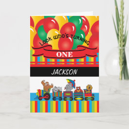キッズハッピーバースデー |サーカスおもしろい カード