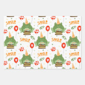 キッズハッピーバースデー ラッピングペーパーシート (正面3)