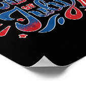 キッズハッピー独立記念日7月4日キッズトddl ポスター (角)