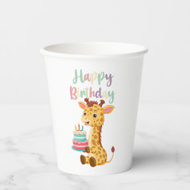 キッズハッピー誕生日 紙コップ