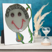 キッズハッピー顔ハクナマタフレンドリーつる植物.png フォトプラーク (側面)