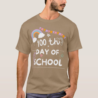 キッズハッピー100日スクールシール Tシャツ