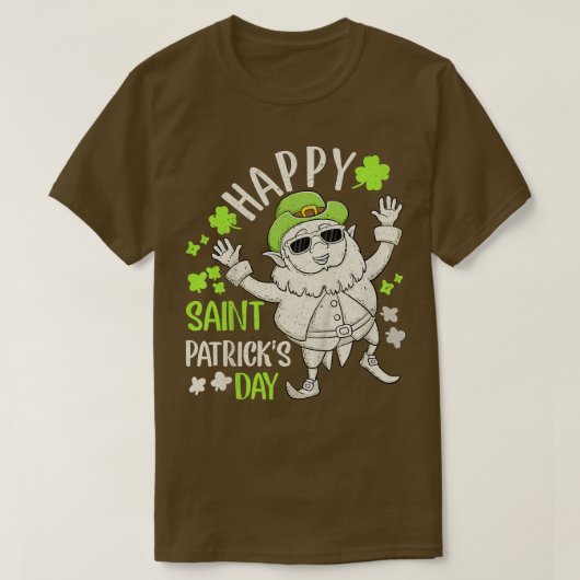 キッズハッピーSt patricks dayレプレシャンロックボーイ Tシャツ (デザイン正面)
